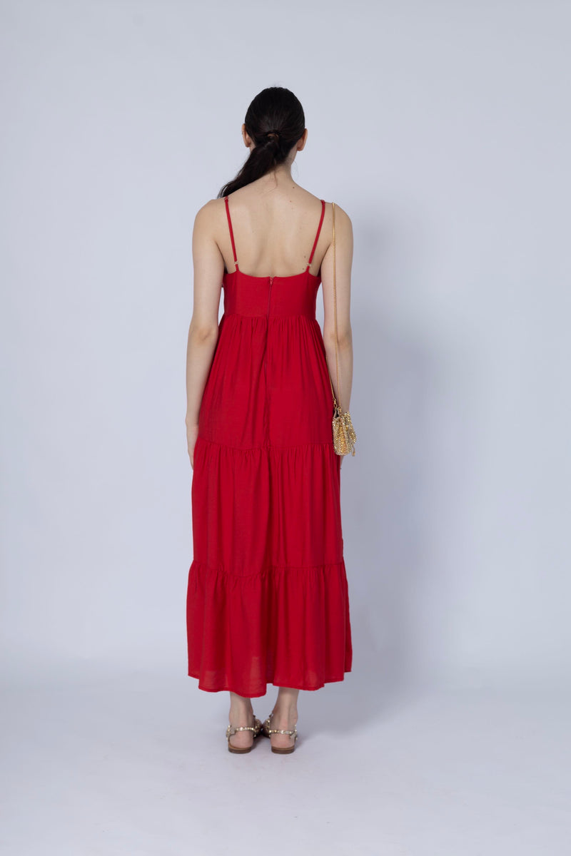 Vestido Lea - Vermelho